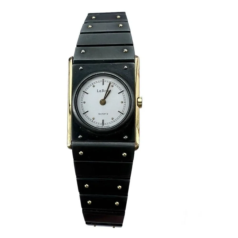 Vintage Le Roy - Baume & Mercier 8802 Ladies Quartz Tank Watch Series 2505562